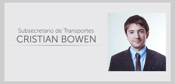 Subsecretario de Transportes Cristian Bowen