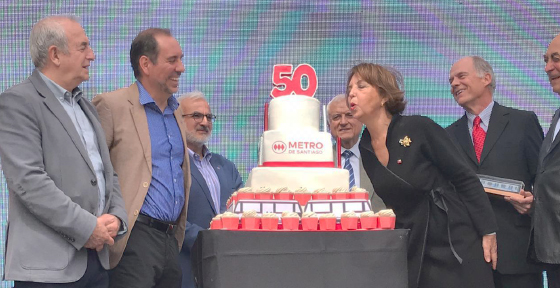 Con una gran fiesta ciudadana Metro celebró los 50 años de su fundación