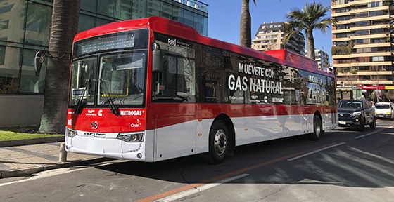 Presentamos primer bus piloto a gas natural del sistema de transportes capitalino