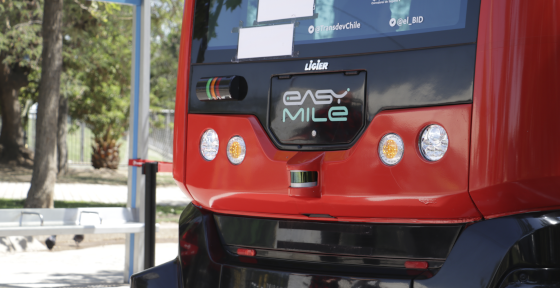 Abrimos inscripciones para realizar visitas guiadas en el primer bus autónomo que opera en Chile