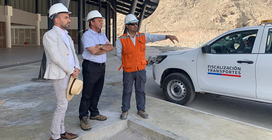 Ministro (s) José Luis Domínguez visita obras de terrapuerto de Copiapó y destaca mejoras en conectividad para la región