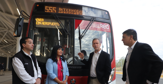 MTT presenta servicio 555 que unirá Metro Pajaritos con la Intermodal Aeropuerto